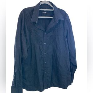 Ecko unlimited 3XL embroidered skull button down